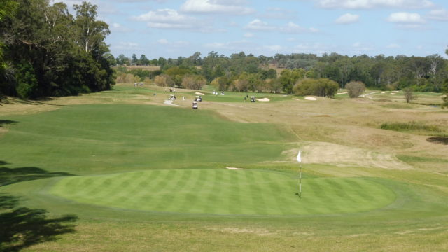 The 16th green at Riverside Oaks Golf Resort Bungool Course