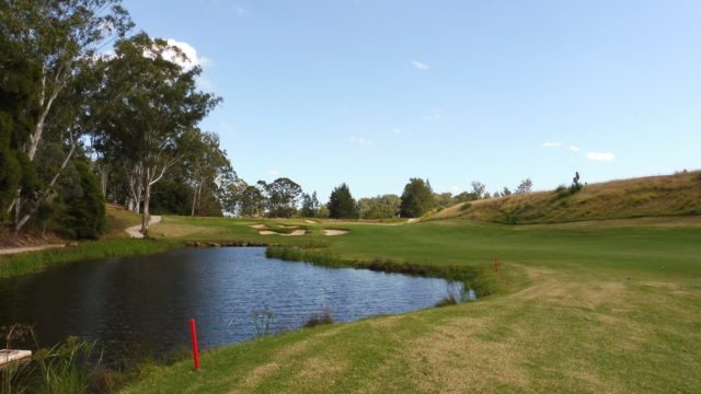 The 5th fairway at Riverside Oaks Golf Resort Bungool Course