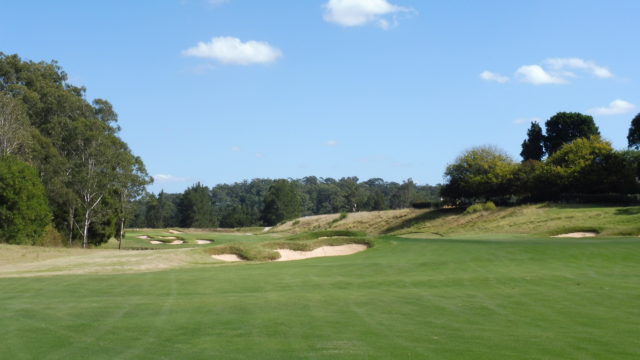 The 5th fairway at Riverside Oaks Golf Resort Bungool Course