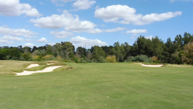 The 8th fairway at Riverside Oaks Golf Resort Bungool Course