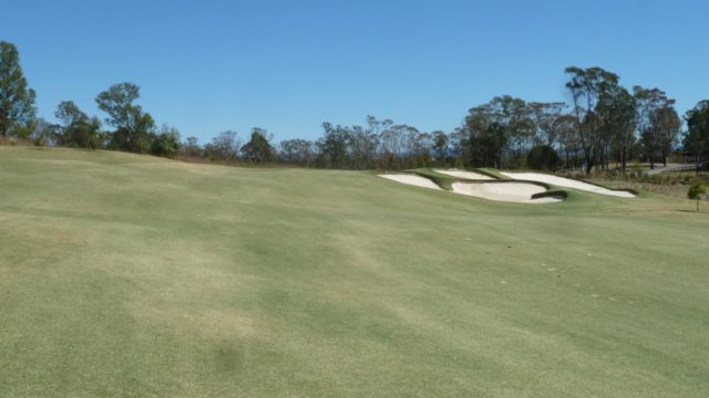 The 13th fairway at Stonecutters Ridge Golf Club