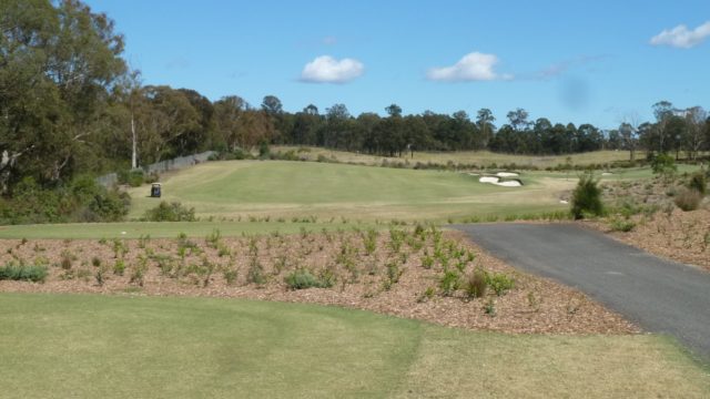 The 8th tee at Stonecutters Ridge Golf Club