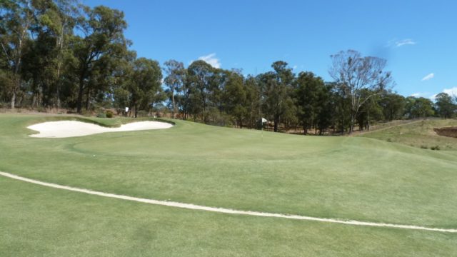 The 9th green at Stonecutters Ridge Golf Club