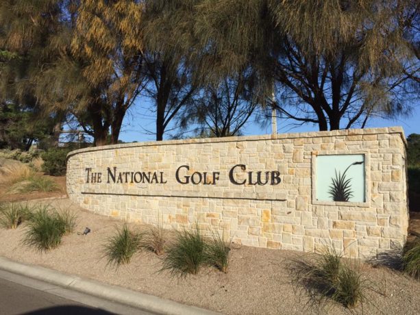 The National Golf Club Entrance