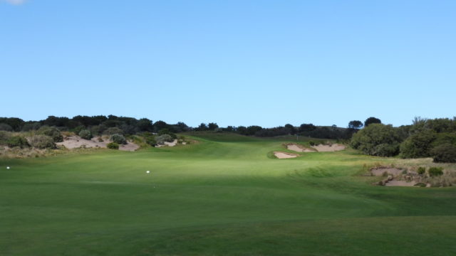 The 12th fairway at The National Golf Club Moonah Course