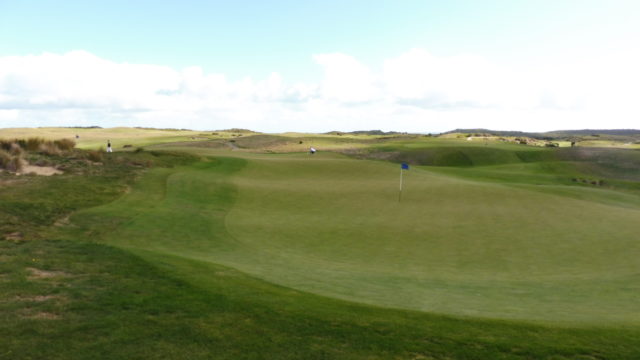 The 14th green at The National Golf Club Moonah Course