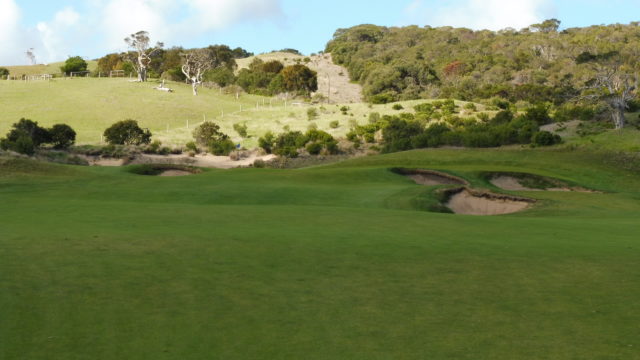 The 15th fairway at The National Golf Club Moonah Course