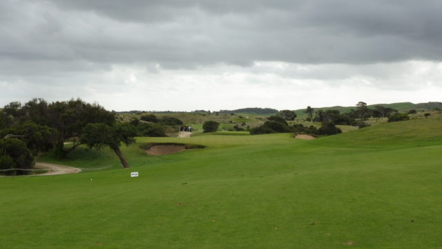 The 1st fairway at The National Golf Club Moonah Course