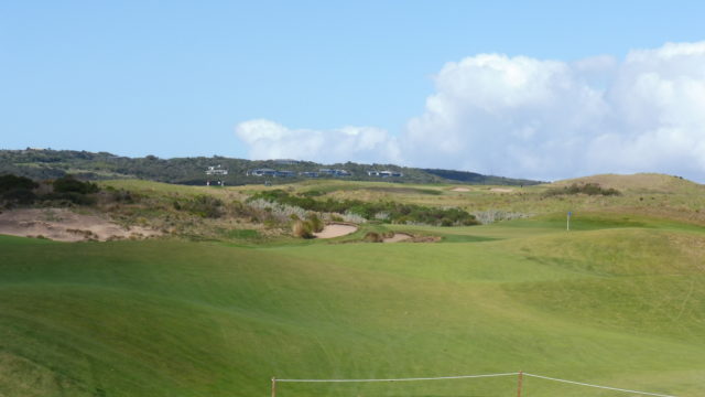 The 9th fairway at The National Golf Club Moonah Course