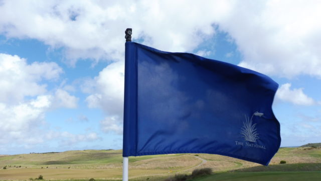 Pin flag of The National Golf Club Moonah Course