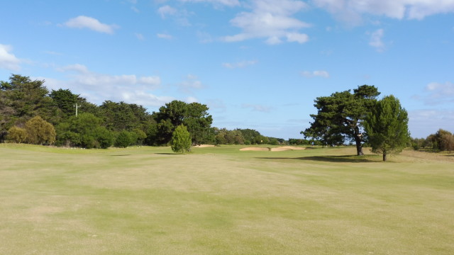 The 13th fairway at Thirteenth Beach Golf Links Creek Course