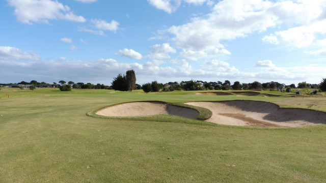 The 14th fairway at Thirteenth Beach Golf Links Creek Course