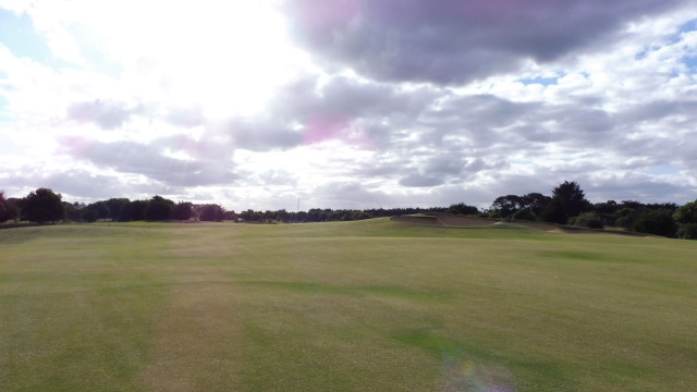 The 16th fairway at Thirteenth Beach Golf Links Creek Course