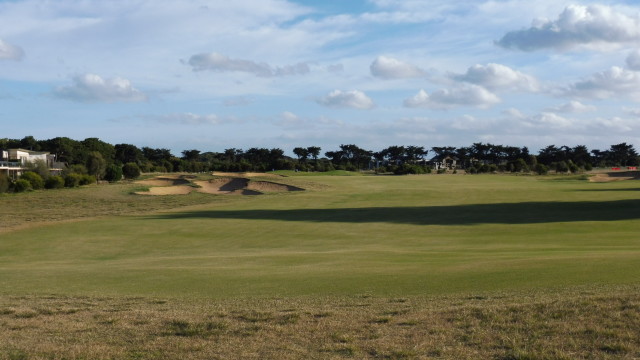 The 18th fairway at Thirteenth Beach Golf Links Creek Course