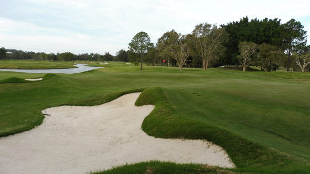 The 10th green at RACV Royal Pines Resort