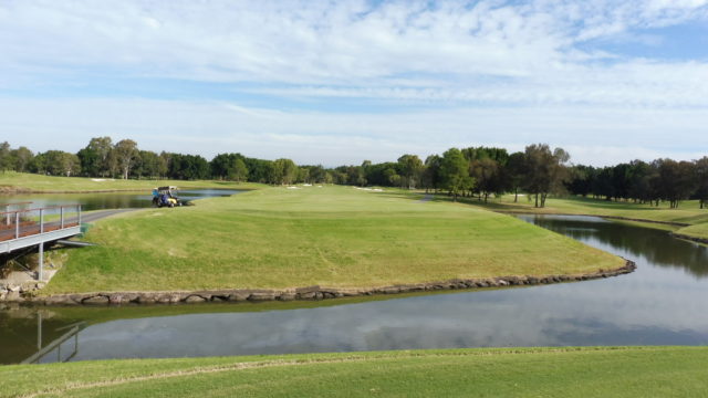 The 10th tee at RACV Royal Pines Resort