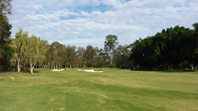 The 13th fairway at RACV Royal Pines Resort