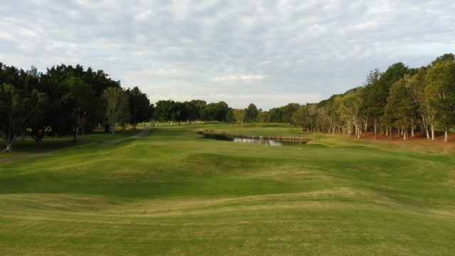 The 16th green at RACV Royal Pines Resort