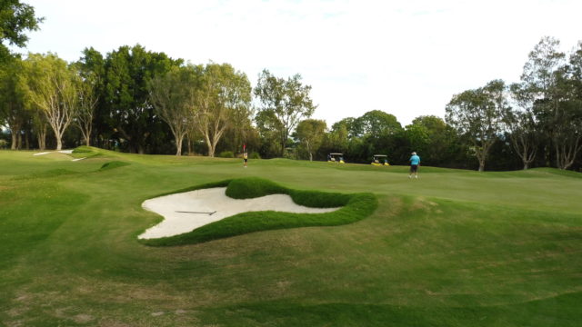 The 17th green at RACV Royal Pines Resort