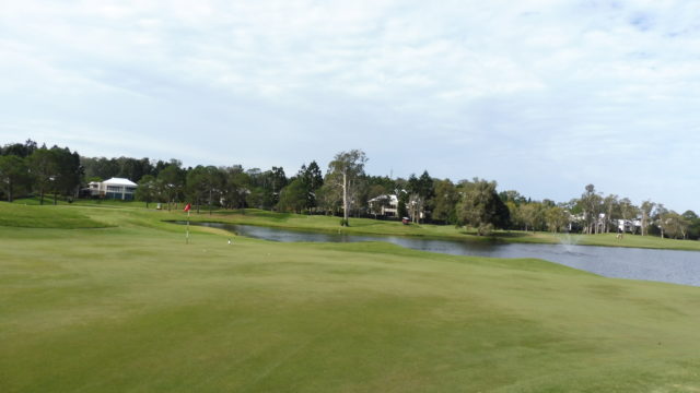 The 5th green at RACV Royal Pines Resort