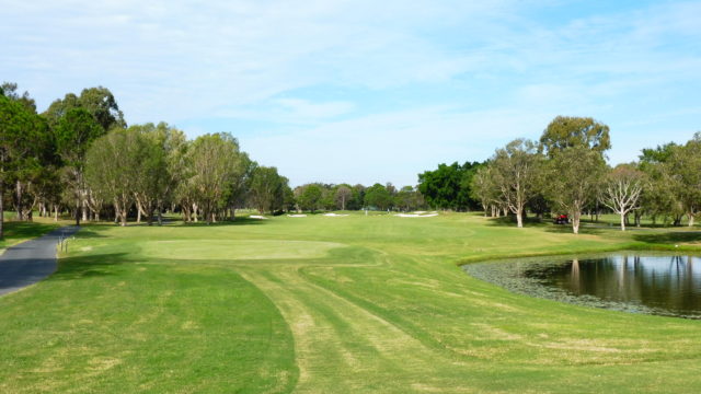 The 6th tee at RACV Royal Pines Resort