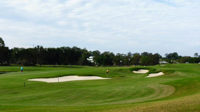 The 8th green at RACV Royal Pines Resort