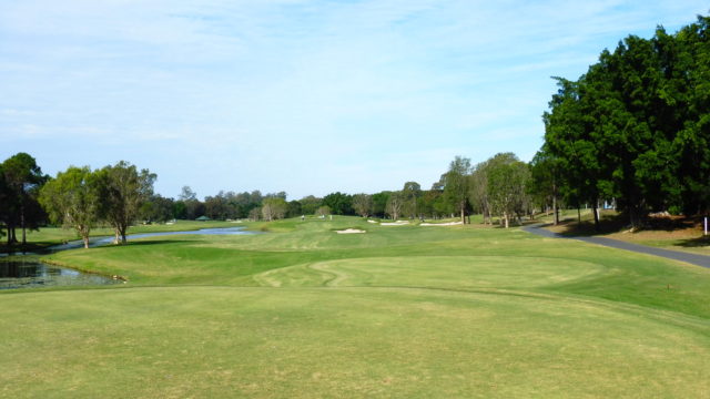 The 8th tee at RACV Royal Pines Resort