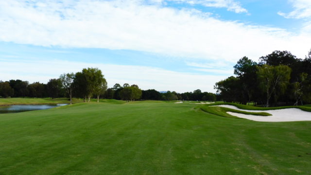 The 9th fairway at RACV Royal Pines Resort