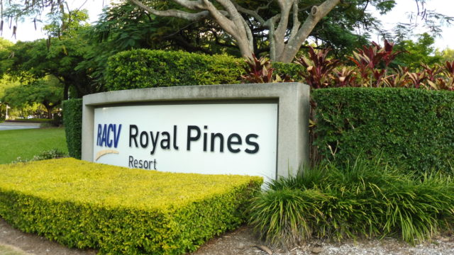 Entrance to RACV Royal Pines Resort