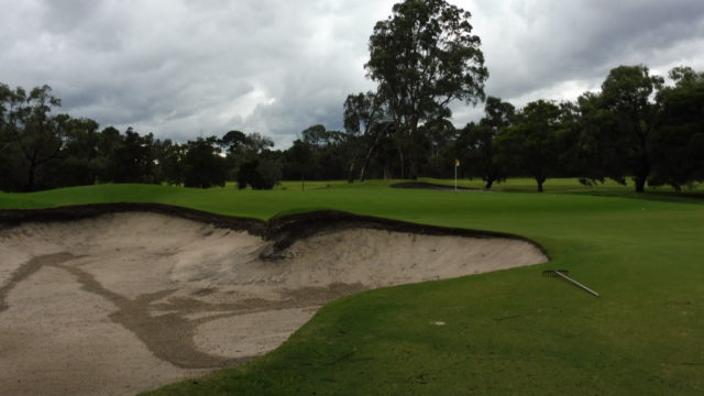 The 13th green at Spring Valley Golf Club