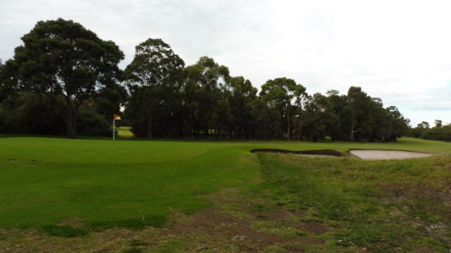 The 1st green at Spring Valley Golf Club