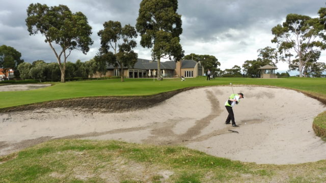 The 9th green at Spring Valley Golf Club