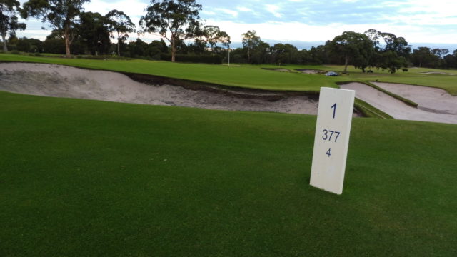 Hole Marker at Spring Valley Golf Club