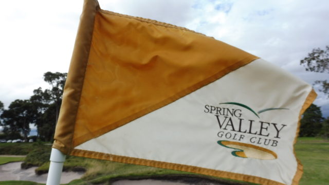 Pin flag of Spring Valley Golf Club