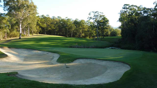 The 12th green at The Grand Golf Club