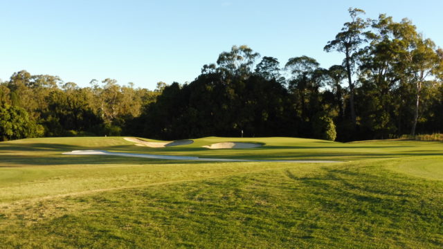 The 14th green at The Grand Golf Club