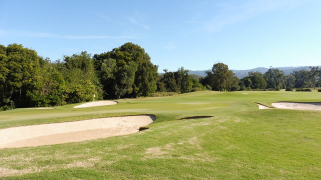 The 15th green at The Grand Golf Club