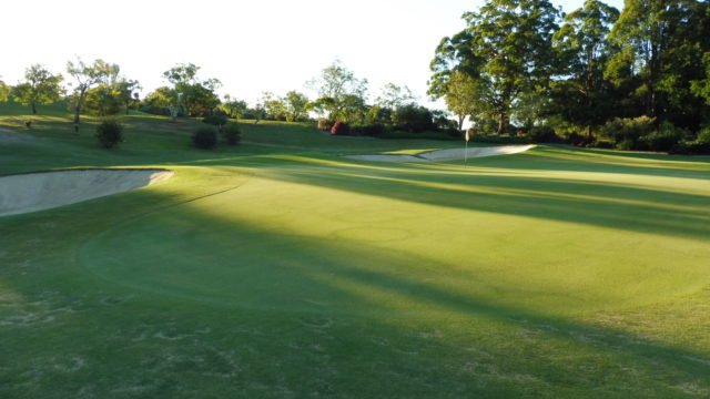 The 16th green at The Grand Golf Club