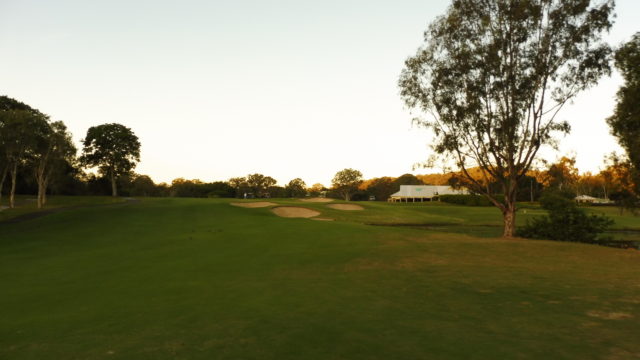 The 18th fairway at The Grand Golf Club