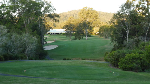 The 18th tee at The Grand Golf Club