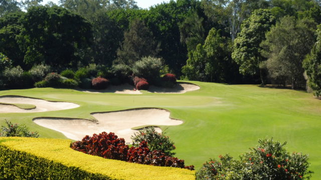 The 19th hole at The Grand Golf Club