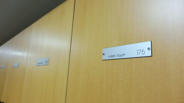 Locker for Adam Scott at The Grand Golf Club