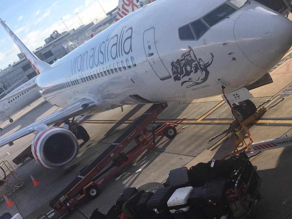 Catching the Virgin plane to Gold Coast