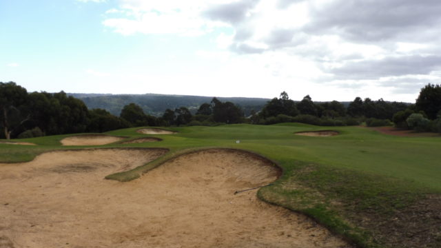 The 11th fairway at Araluen Golf Resort