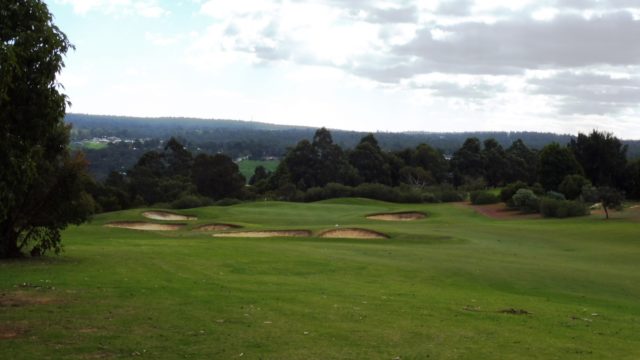 The 11th fairway at Araluen Golf Resort