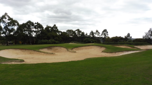 The 12th green at Araluen Golf Resort