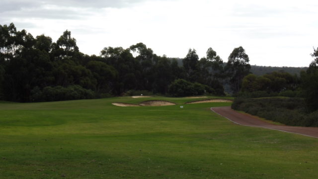 The 12th tee at Araluen Golf Resort