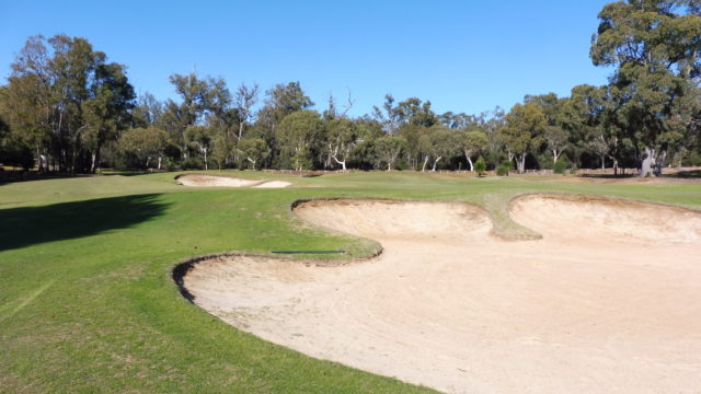 The 1st fairway at Araluen Golf Resort