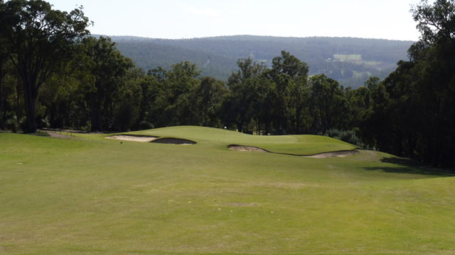 The 6th fairway at Araluen Golf Resort