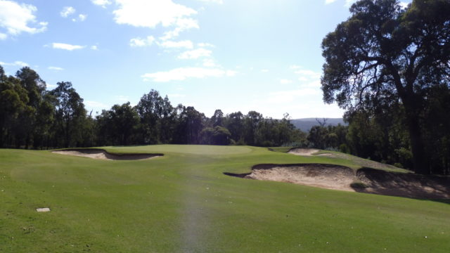 The 7th tee at Araluen Golf Resort